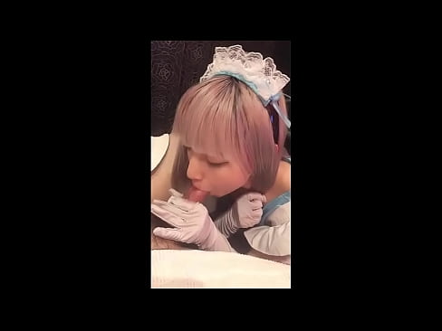 ❤️ Japanese Idol [mayuka], franskur vinnukonubúningur, 1. hluti, blástur og hristur af sér með húðkrem ☑ Klámmyndband á klám is.passionfeverspot.ru ❌❤
